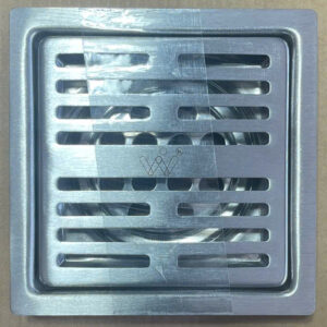 PHỄU THU SÀN KELI INOX 430 (12X12CM)