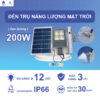 Đèn Năng Lượng Mặt Trời 200W ( Có Trụ )